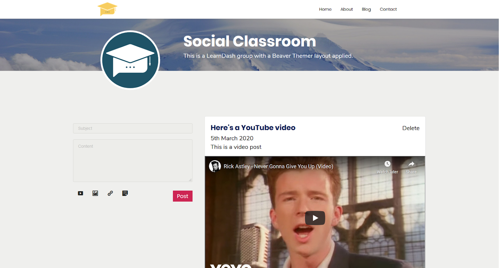 Exemple de bannière